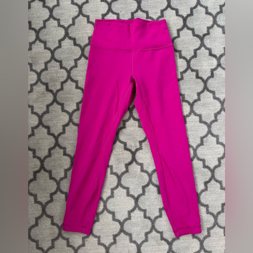 lululemon athletica wunder train Magenta High-Rise Leggings 25” - Picture 2 of 5